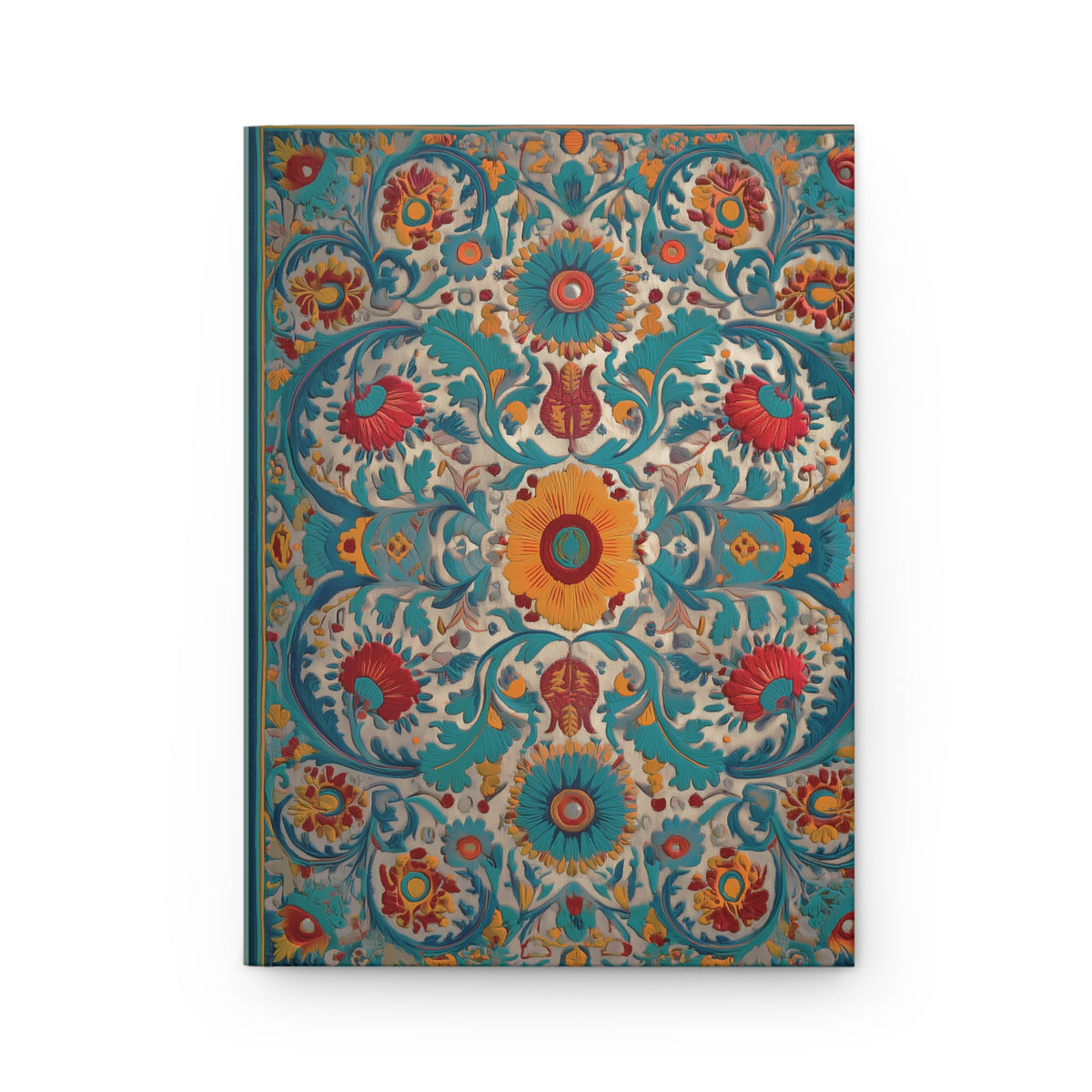 Turquoise Mandala Journal - Ornate Boho Hardcover Notebook - SZHeritage