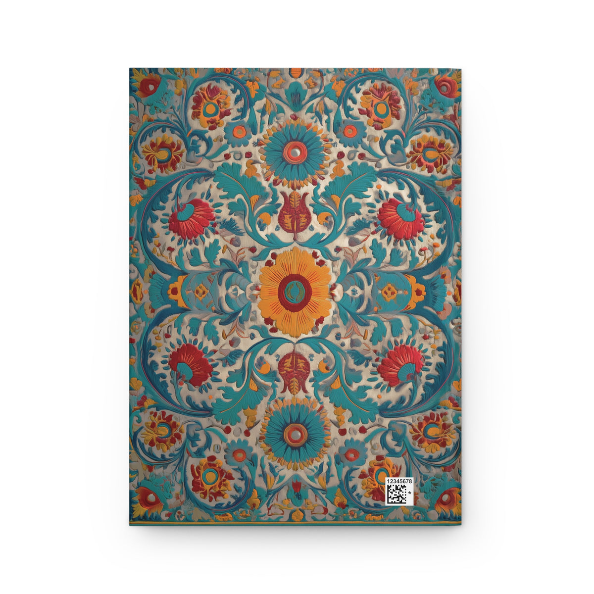 Turquoise Mandala Journal - Ornate Boho Hardcover Notebook - SZHeritage