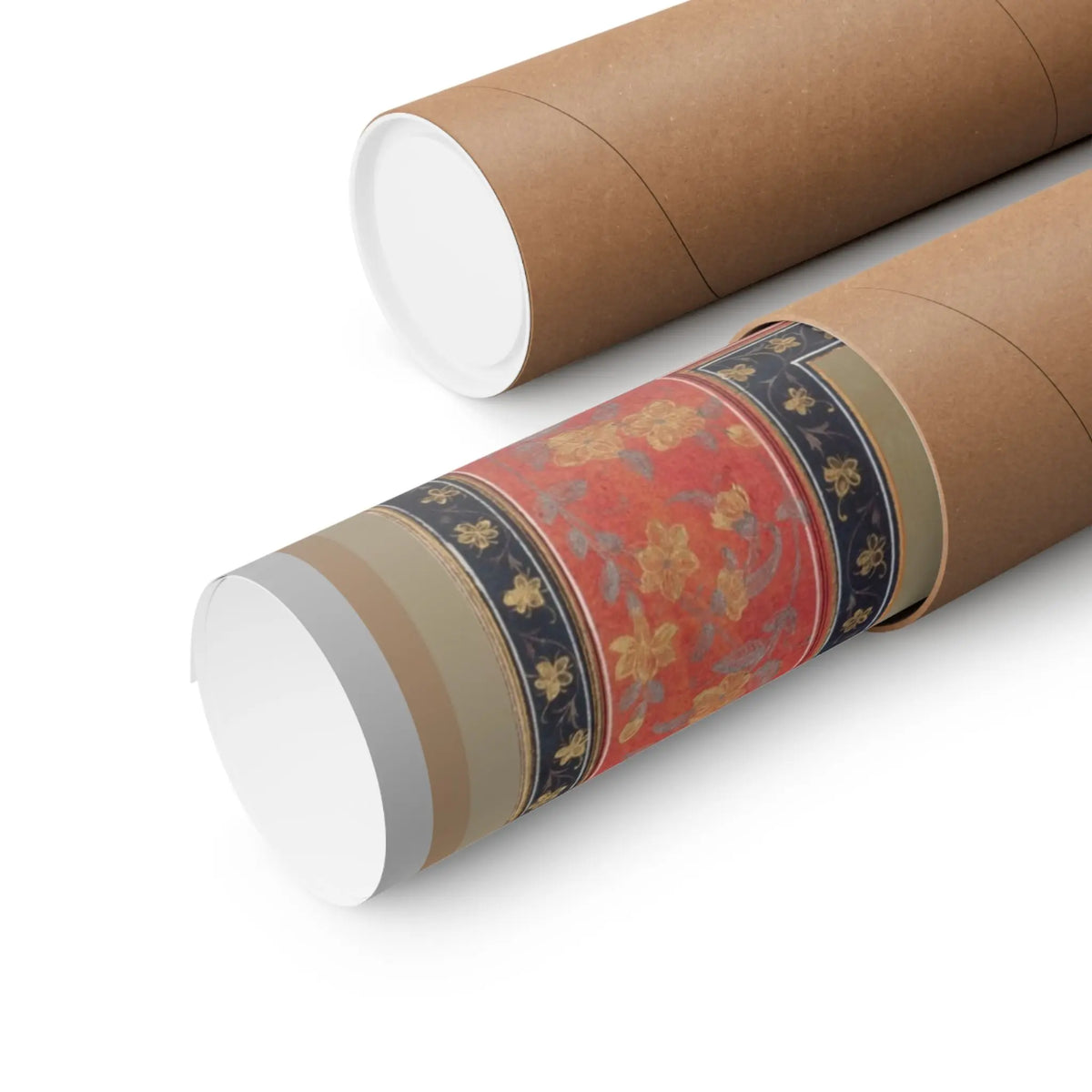 Bismillah Al-Khat – Illuminated Heritage Floral – Museum-Quality Matte Vertical Art Print – Elegant Arabic Calligraphy – Spiritual Home Decor Printify