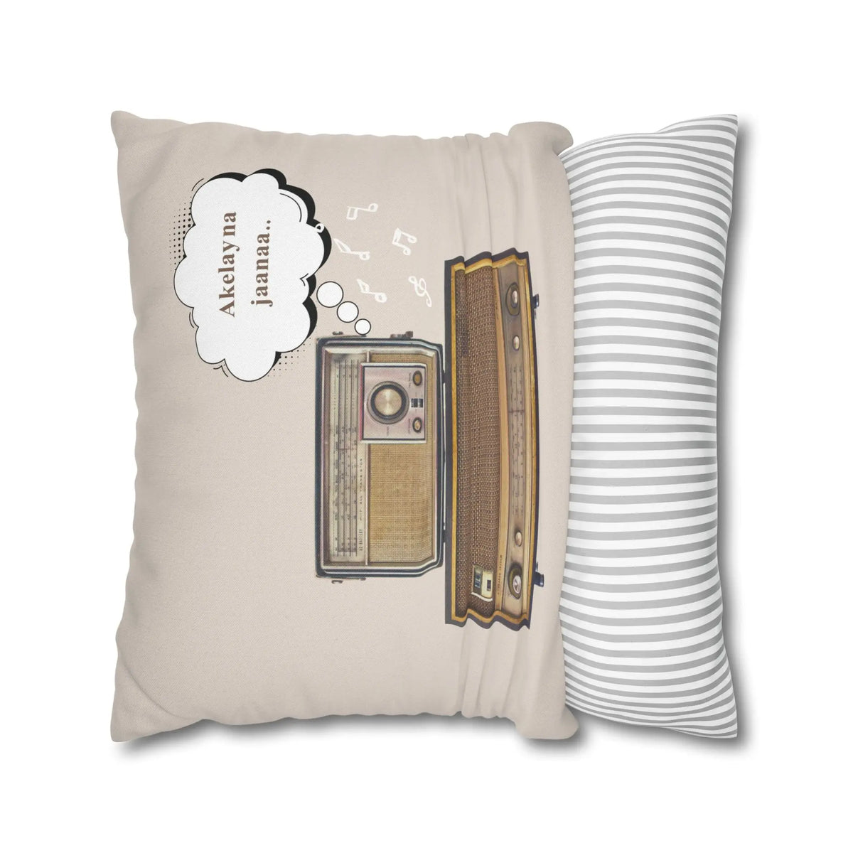 Desi Song – Nostalgic Mood – Akalay Na Jaana Cushion  Cover– South Asian Home Decor Printify