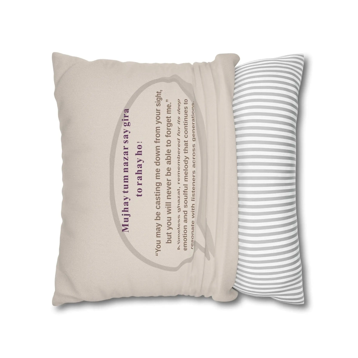 Mujhay Tum Nazr Say Giraa Cushion Cover – Desi Song Decor – SZHeritage