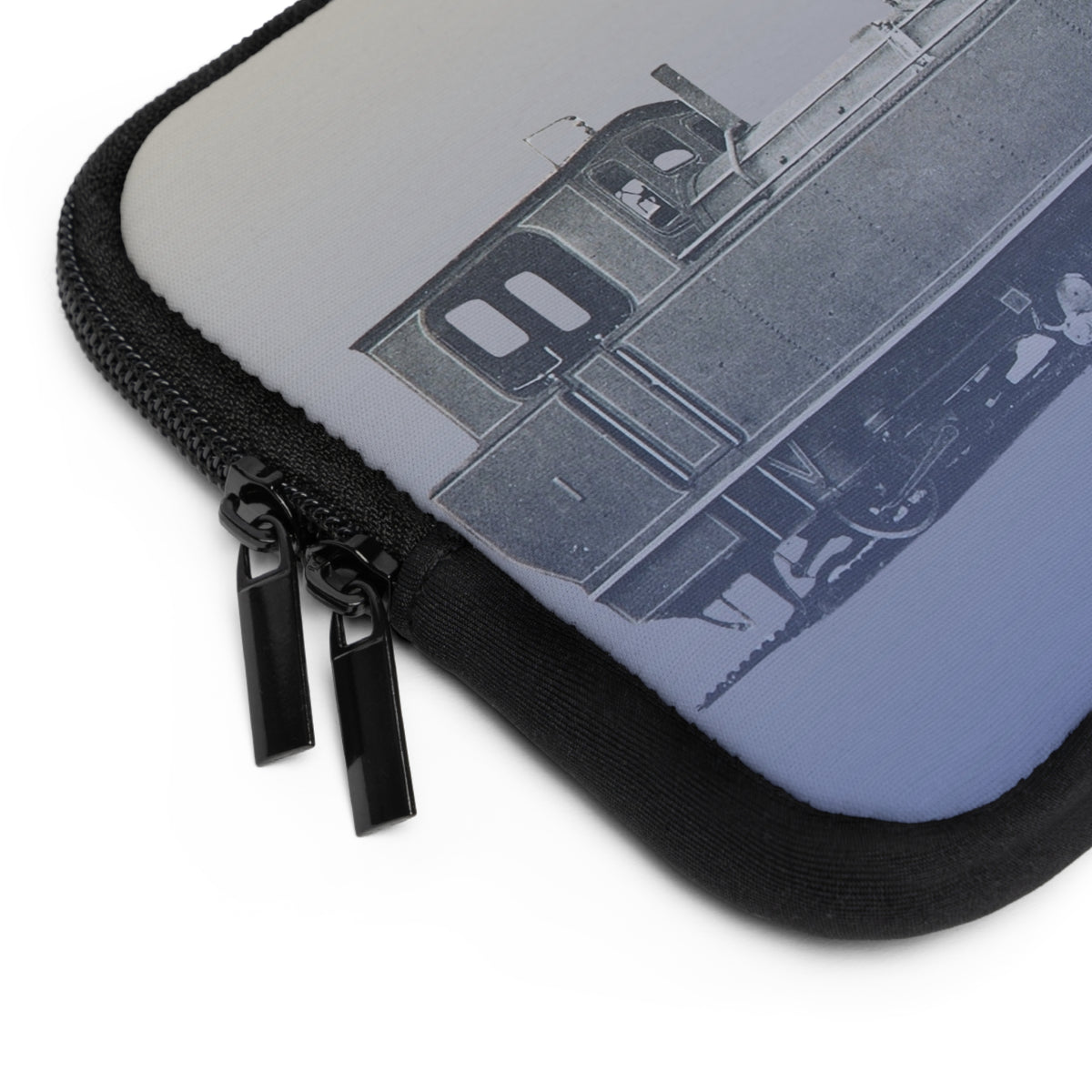 Retro Cassette Tape Laptop Sleeve – Vintage 80s Mixtape Design – Nostalgic Music Lover Gift – Neon &amp; Black Tech Accessory Printify