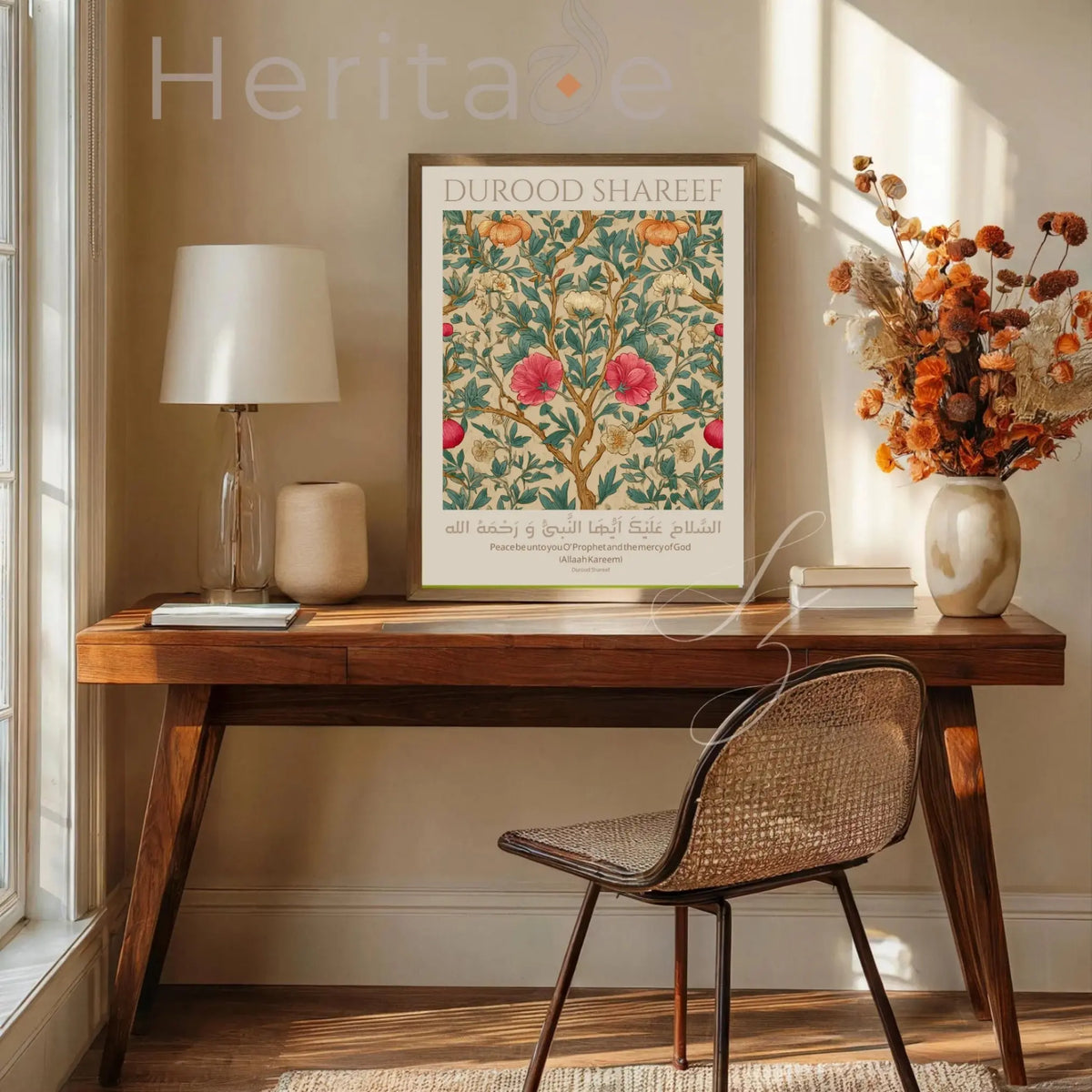 As-Salaam O Alaieka Ayyuhan-Nabiyyu – Elegant Islamic Art Print- Matte Vertical Wall Art Print Printify