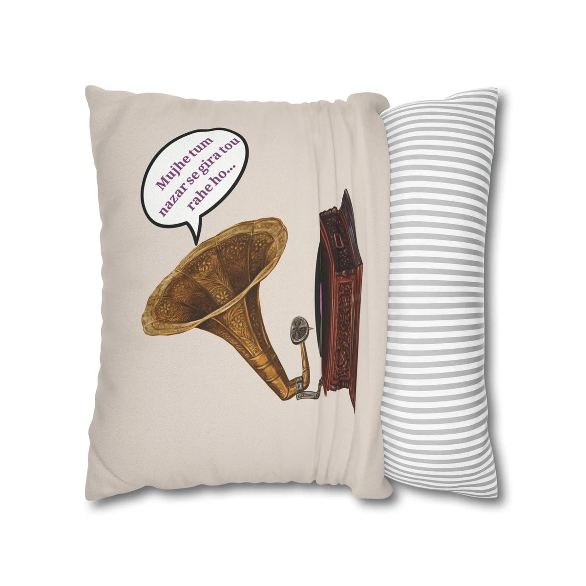 Mujhay Tum Nazr Say Giraa Cushion Cover – Desi Song Decor – SZHeritage