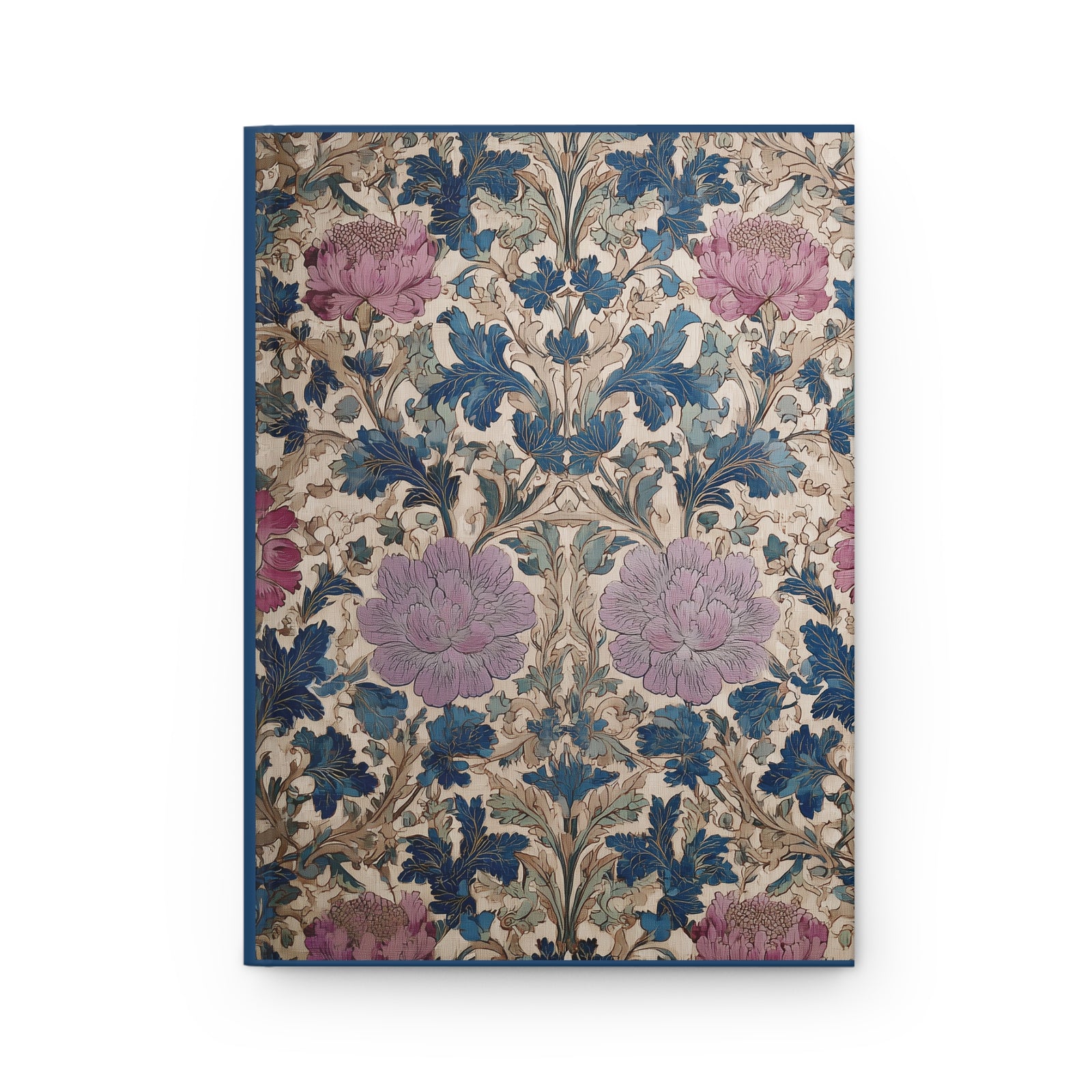 Floral Damask Hardcover Journal - Vintage Botanical Notebook - SZHeritage