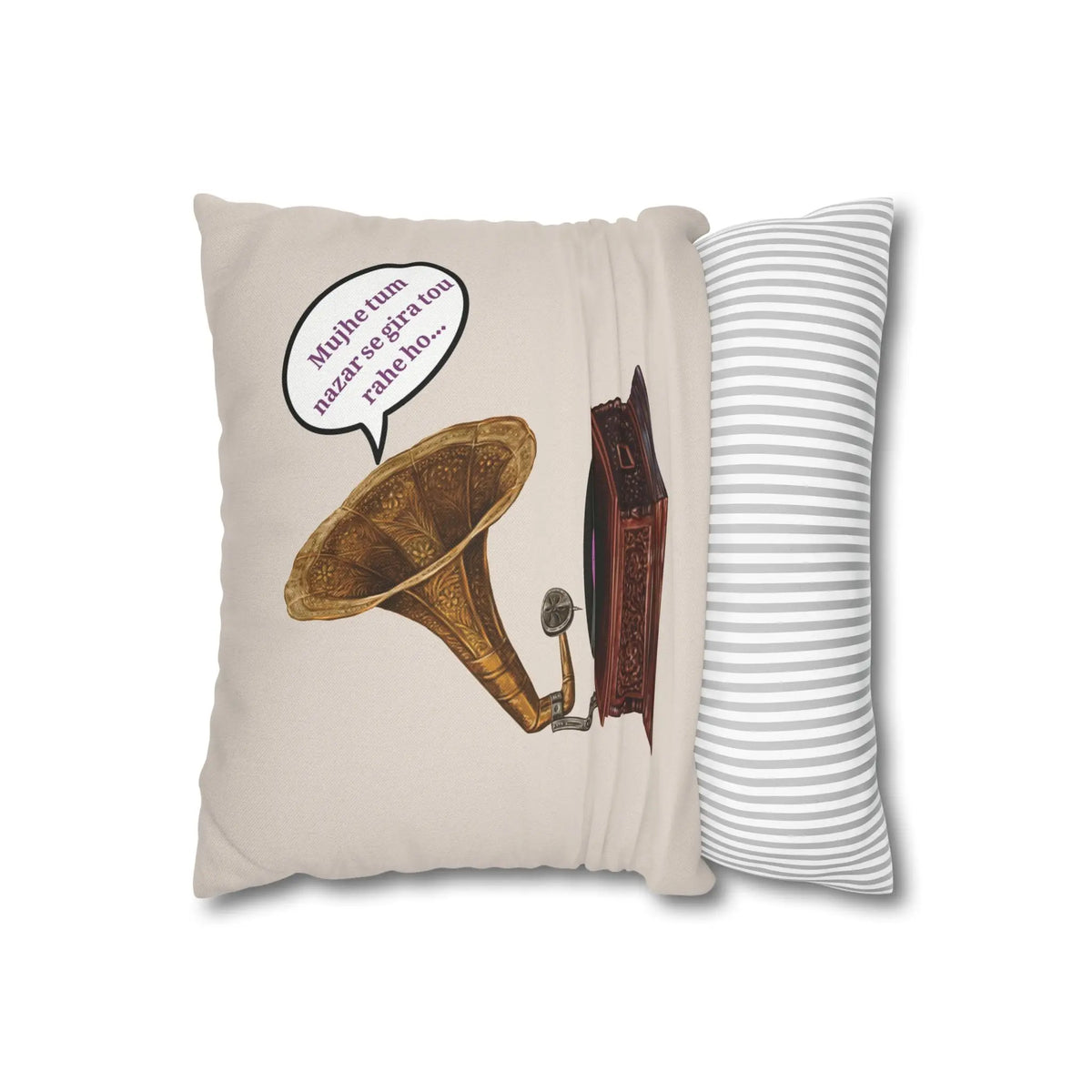 Mujhay Tum Nazr Say Giraa Cushion Cover – Desi Song Decor – SZHeritage