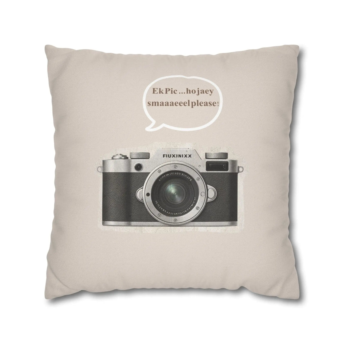 Ek Pic Ho Jaey Funny Desi Quote Cushion Cover -South Asian Home Decor - Desi Humor Pillow Printify