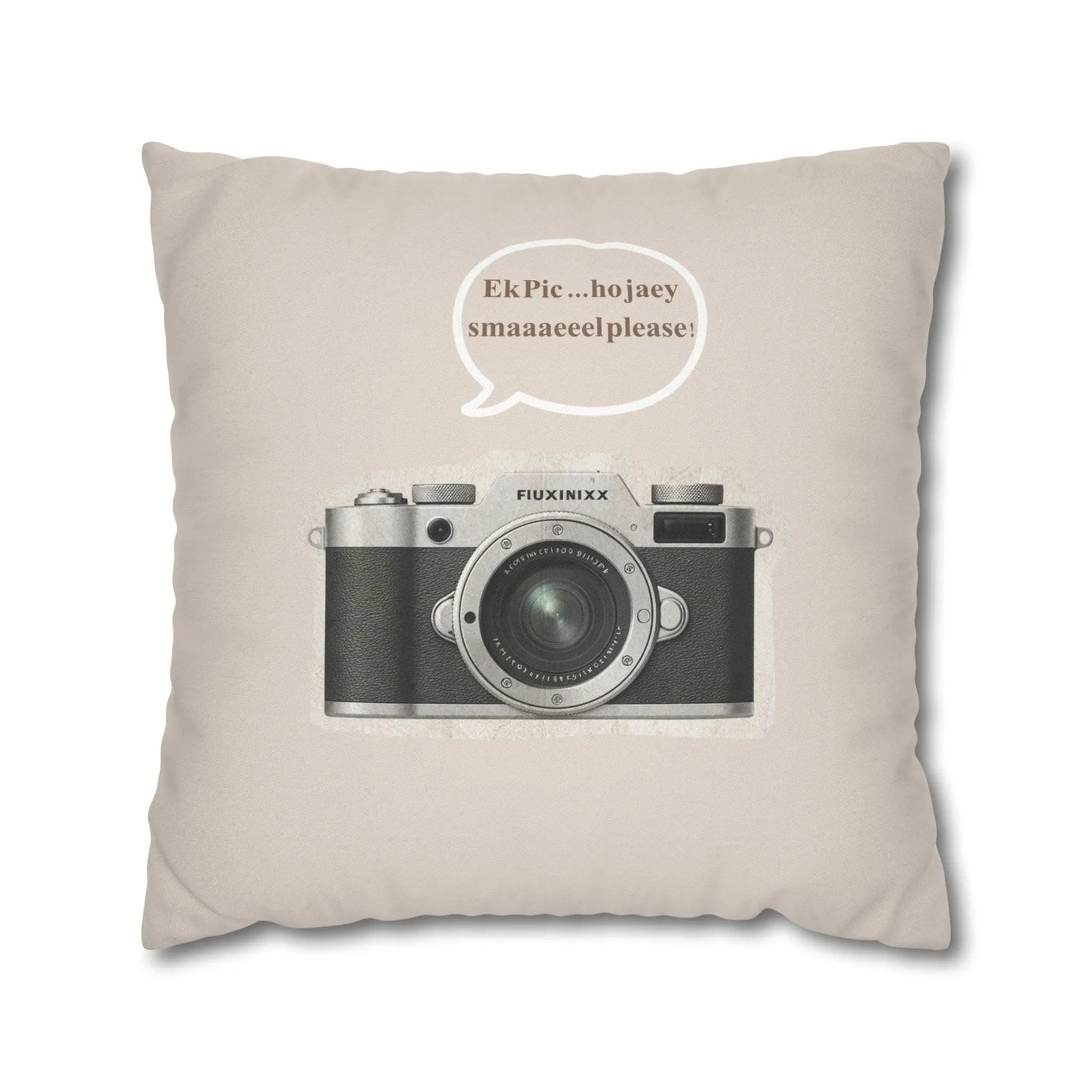 Ek Pic Ho Jaey Cushion Cover – Funny Desi Quote Decor – SZHeritage