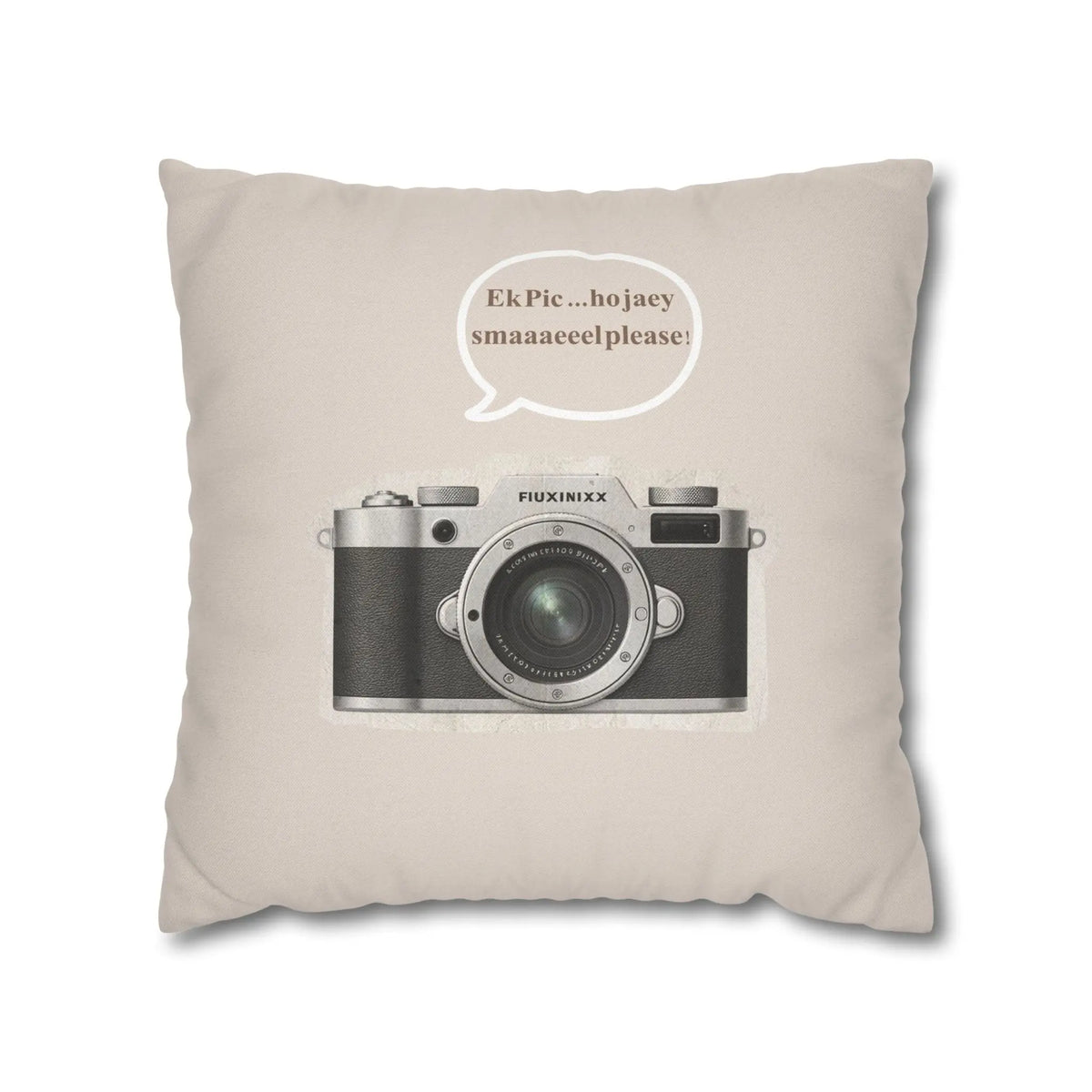Ek Pic Ho Jaey Funny Desi Quote Cushion Cover -South Asian Home Decor - Desi Humor Pillow Printify