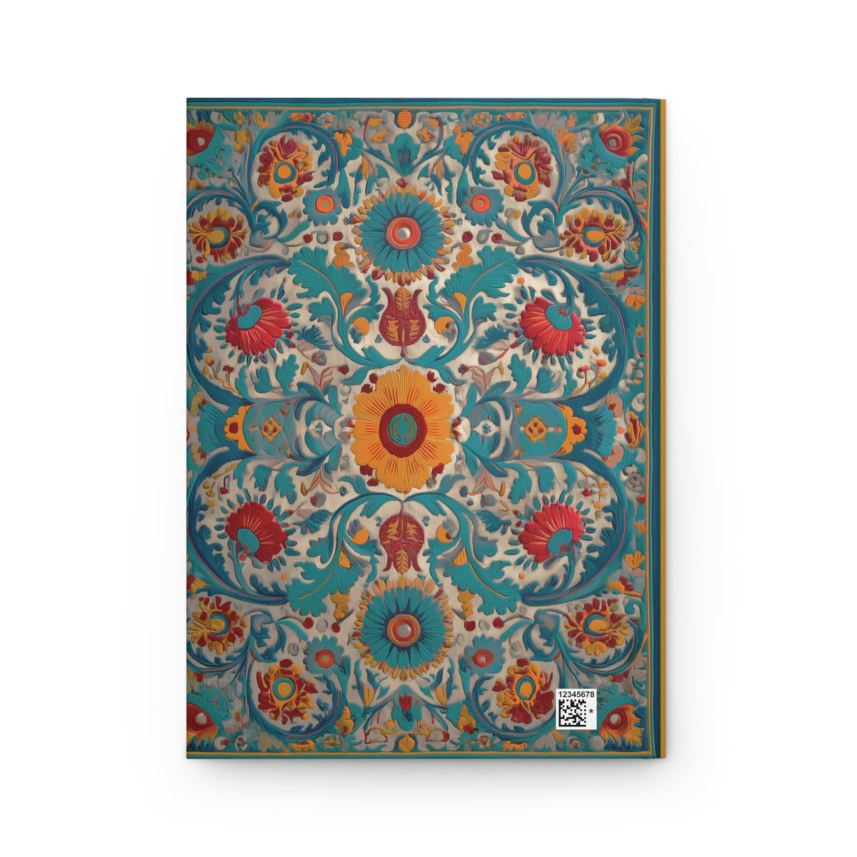 Floral Mosaic Hardcover Journal - Boho Heritage Notebook - SZHeritage
