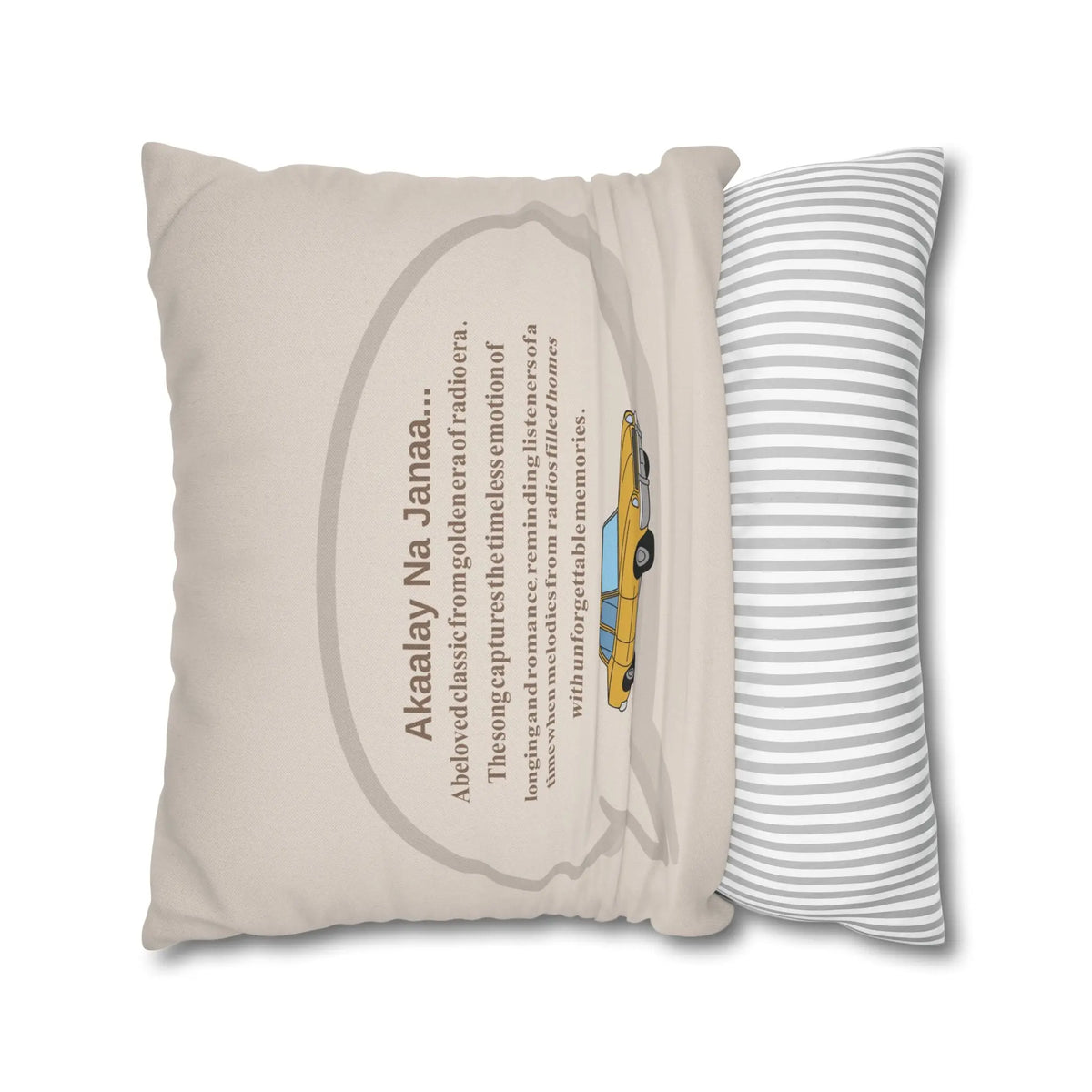 Desi Song – Nostalgic Mood – Akalay Na Jaana Cushion  Cover– South Asian Home Decor Printify