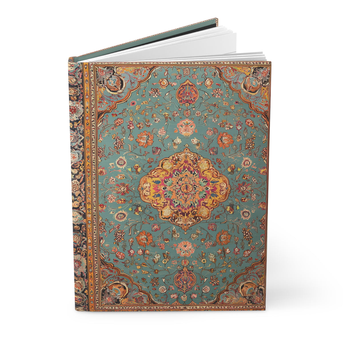 Persian Medallion Journal - Vintage Rug Pattern Hardcover Notebook - SZHeritage