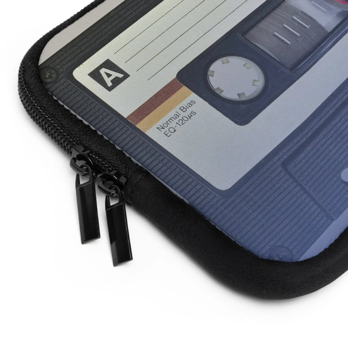 Cassette Mixtape Laptop Sleeve - Retro Neon 80s Music Tech Case - SZHeritage