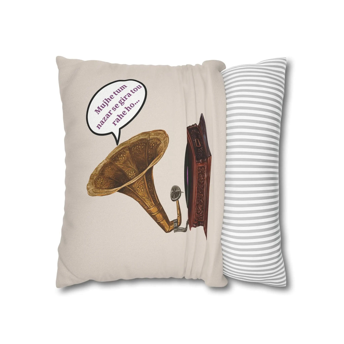 Mujhay Tum Nazr Say Giraa Cushion Cover – Desi Song Decor – SZHeritage