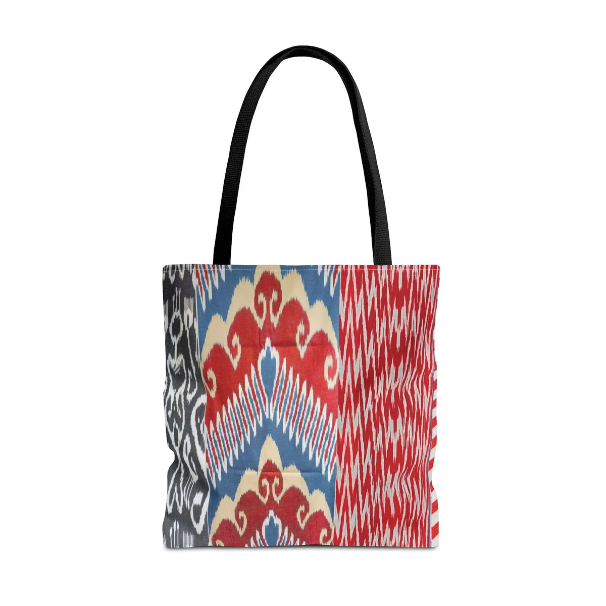 Boho Ikat Tribal Tote Bag - Ethnic Chevron Canvas Bag - SZHeritage