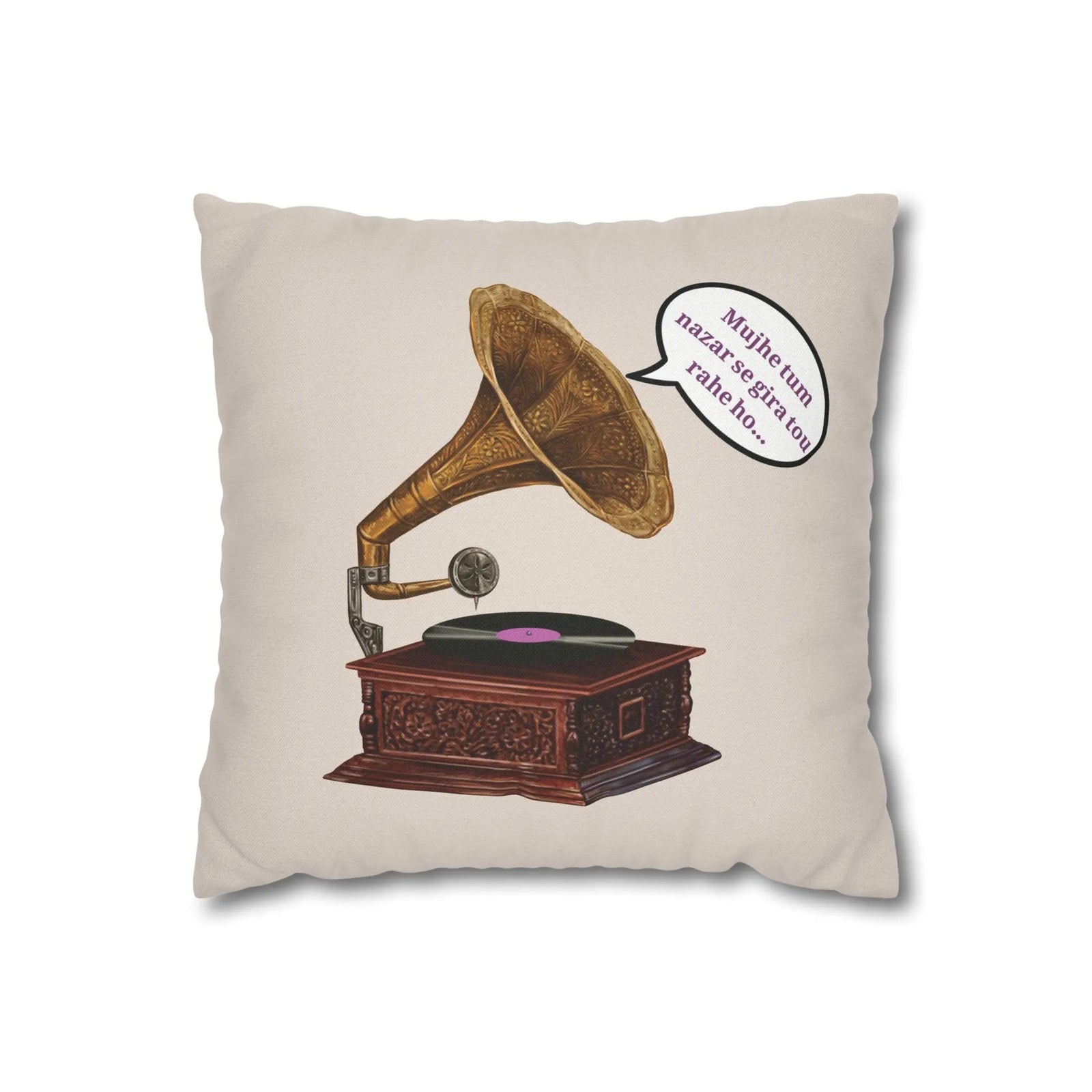 Mujhay Tum Nazr Say Giraa Cushion Cover – Desi Song Decor – SZHeritage